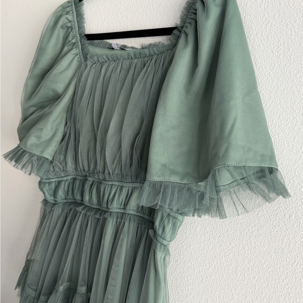 Polagram (Baltic Born) Spring Green Layered Maxi Dress - Picture 7 of 10